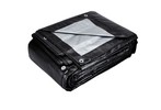 Heavy Duty Silver And Black PE Tarp